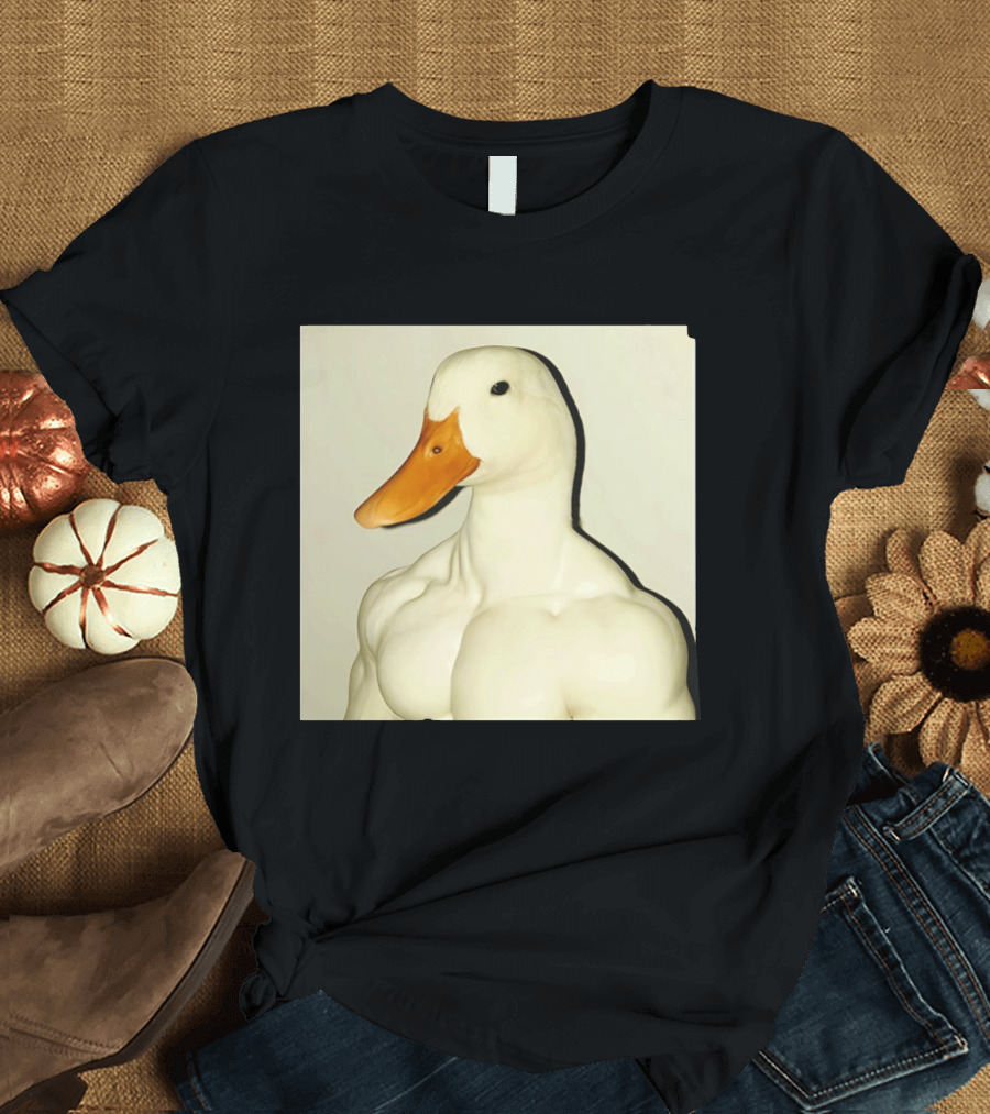 Muscle Goose Meme Buff Animal Bodybuilder Goose T-Shirt