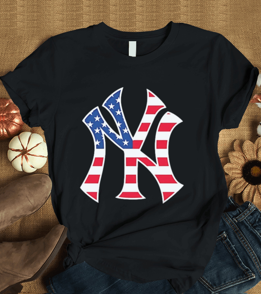 New York Yankees Military Appreciation Red White Blue Stars And Stripes T-Shirt