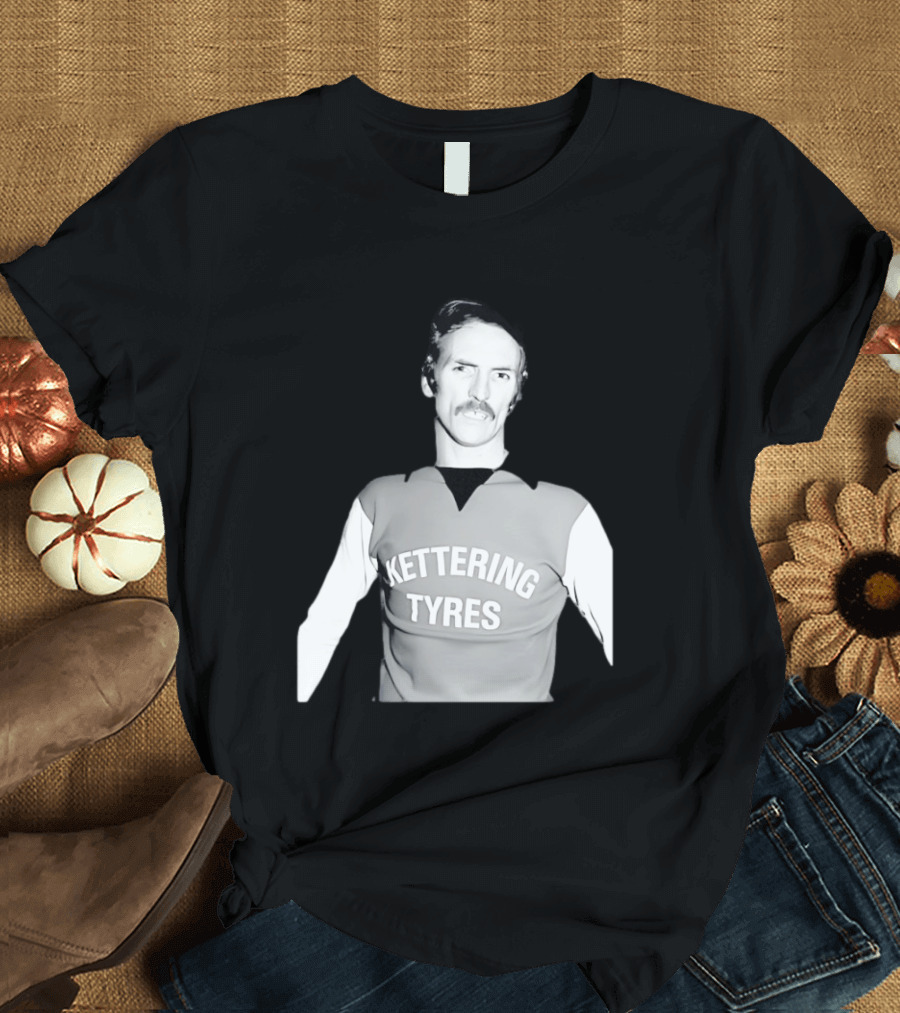 Derek Dougan Kettering Tyres Football Top T-Shirt