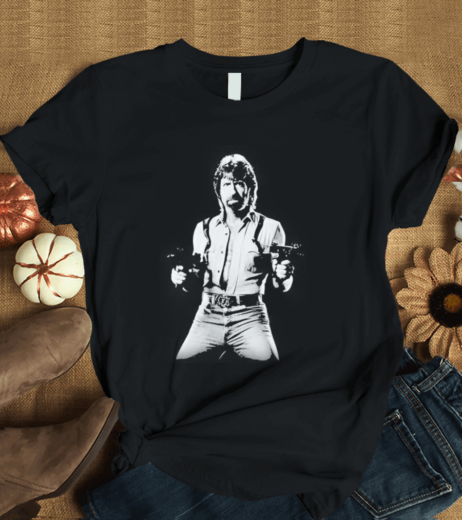 Chuck Norris Movie Star Icon Action Hero Television Series T-Shirt