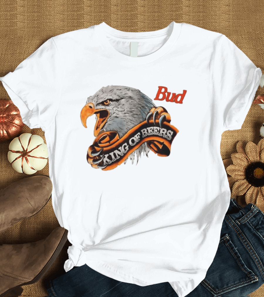 Bud King Of Beers Anheuser Busch Eagle T-Shirt