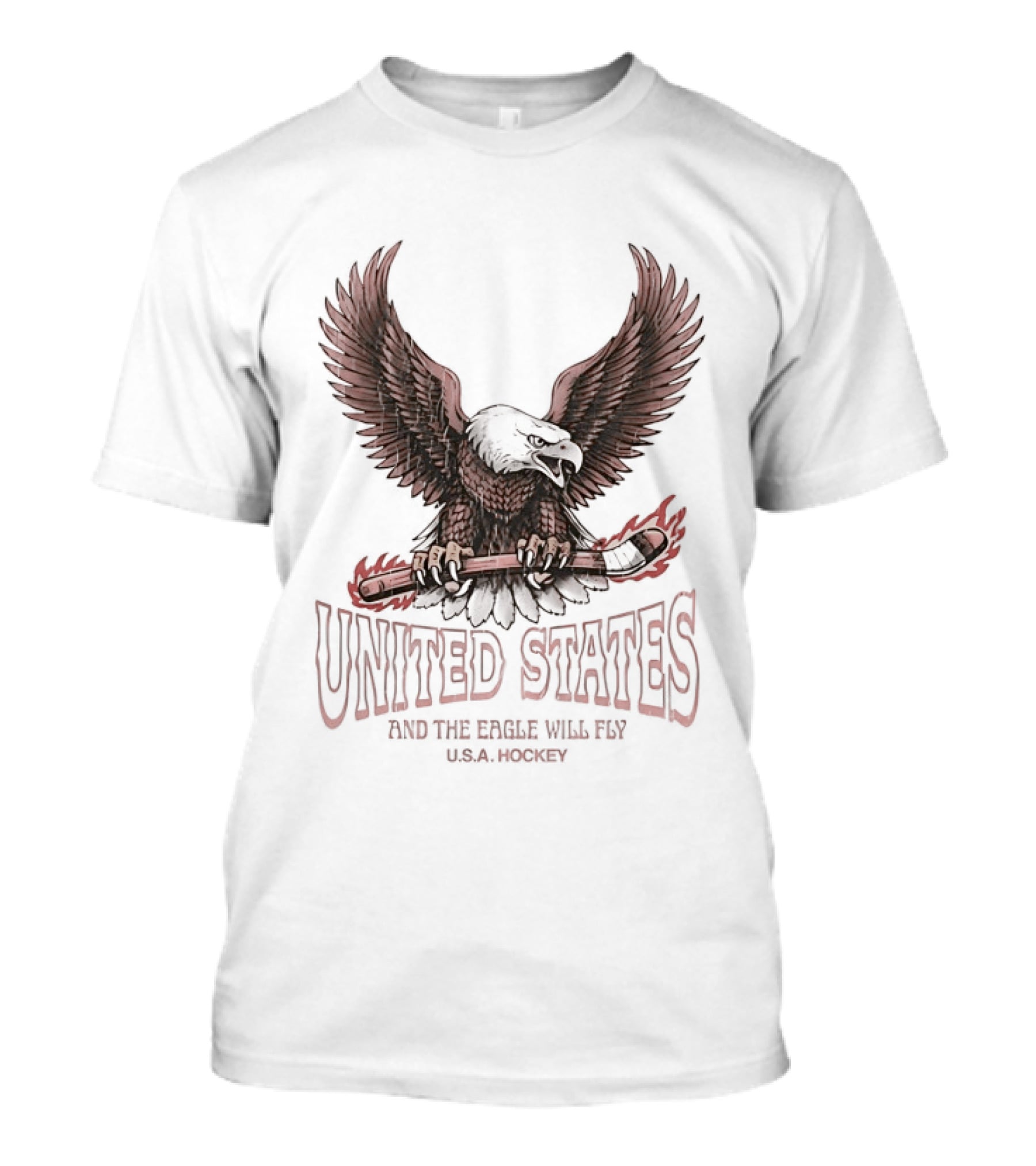 United States Free Bird Hockey And The Eagle Will Fly T-Shirt