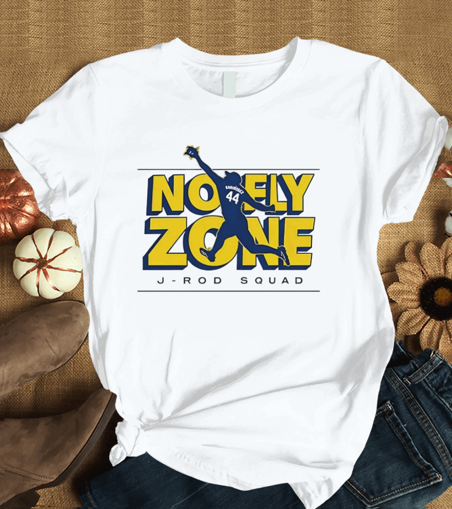 J Rod Squad No Fly Zone Baseball Catch 44 T-Shirt