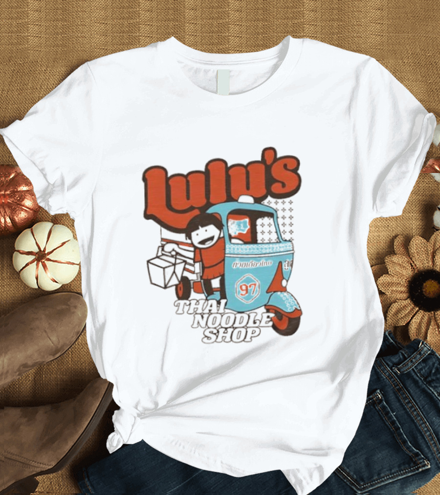 Lulu's Thai Noodle Shop Tuk Tuk Cartoon 97 T-Shirt