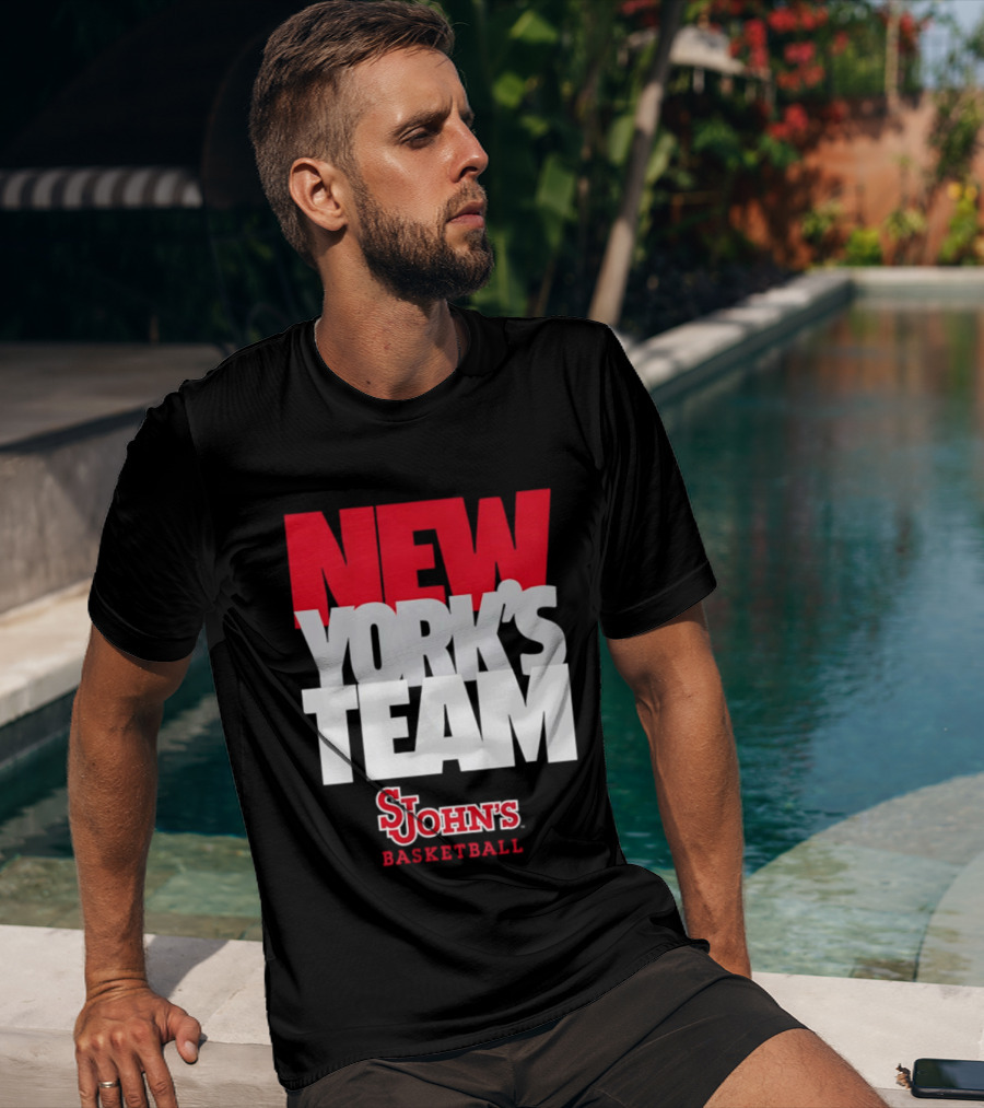 New York's Team St John's Basketball T-Shirt