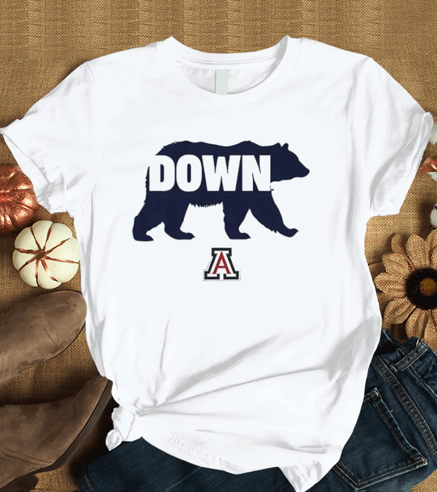 Arizona Wildcats Bear Down Basketball A T-Shirt