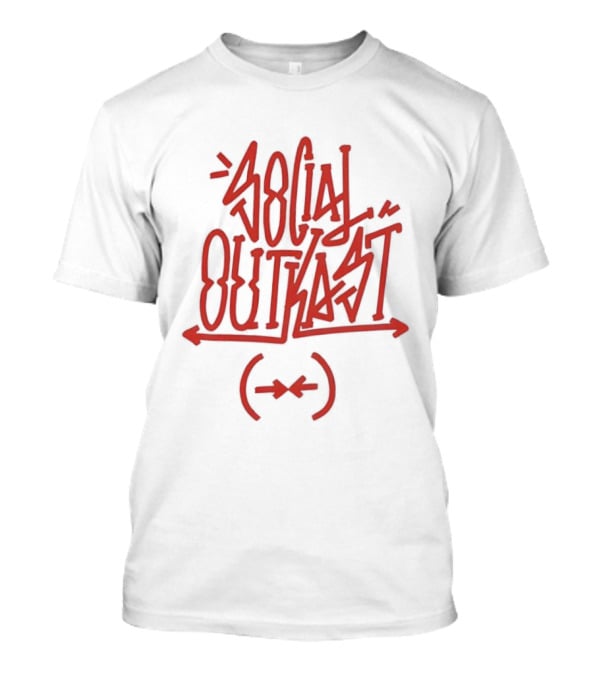 Social Outkast Red Tag Emojis <strong>/##\</strong> T-Shirt