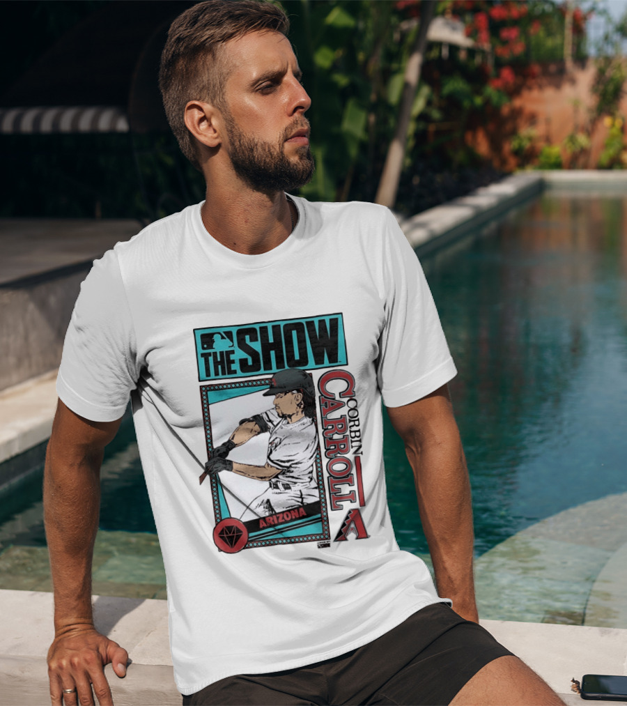 MLB The Show Corbin Carroll Arizona Diamondbacks Baseball Player T-Shirt