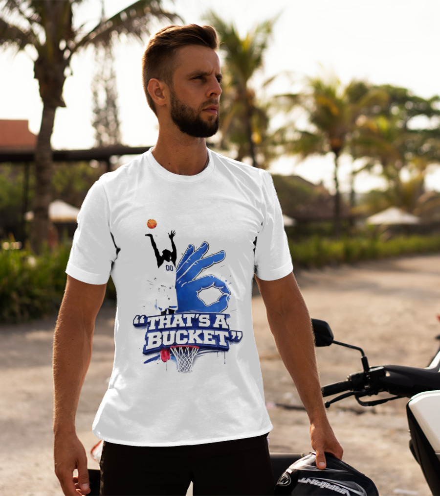 00 That's A Bucket Basketball Shot Gesture T-Shirt