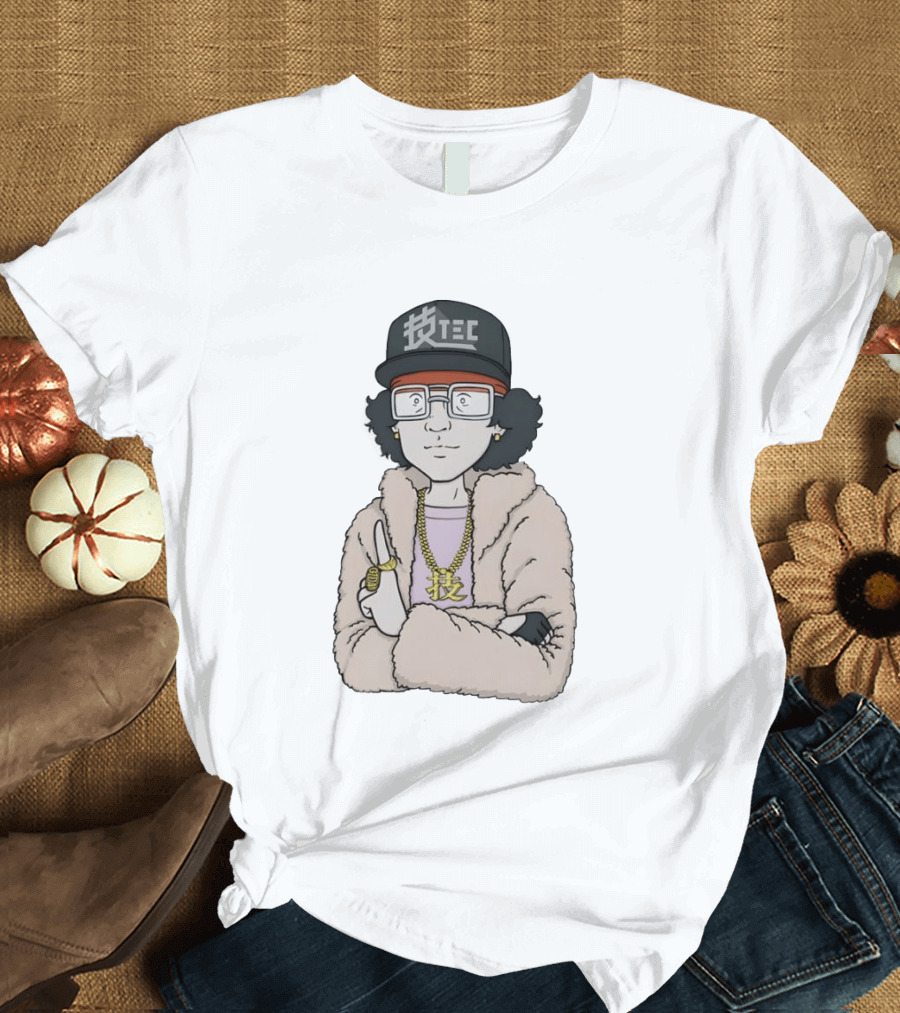 Romeo Is A Dead Man Meijin Anime Gangster Style With TEC Hat And Fur Coat T-Shirt