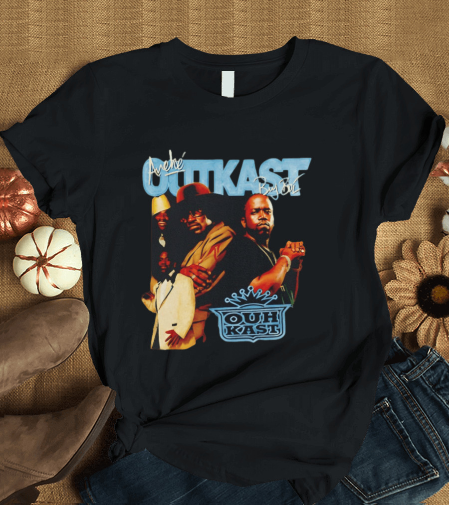 Outkast André 3000 Big Boi Signatures Iconic Hip Hop Collection T-Shirt