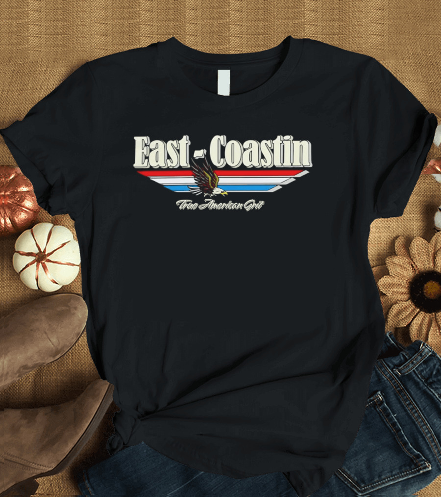East Coastin True American Grit Eagle Vintage Wings T-Shirt