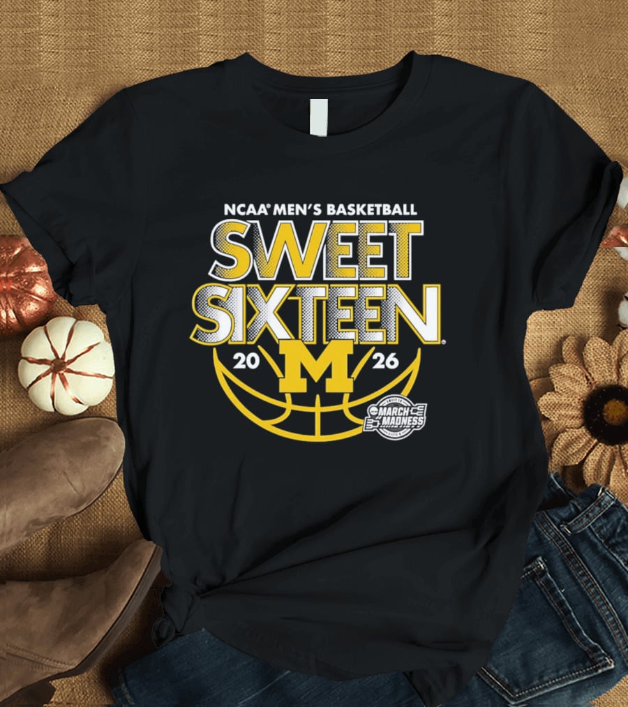 NCAA Men's Basketball Michigan Sweet Sixteen 2026 M T-Shirt