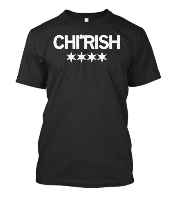Chirish 4 Stars St Patrick's Day Ireland Chicago Celebration T-Shirt
