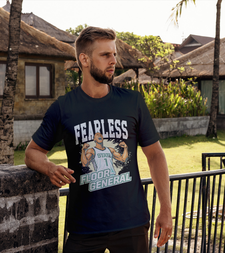 Fearless State 1 Floor General MM26 Michigan State Spartans T-Shirt