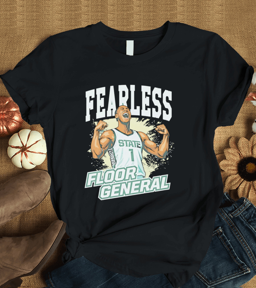 Fearless State 1 Floor General MM26 Michigan State Spartans T-Shirt