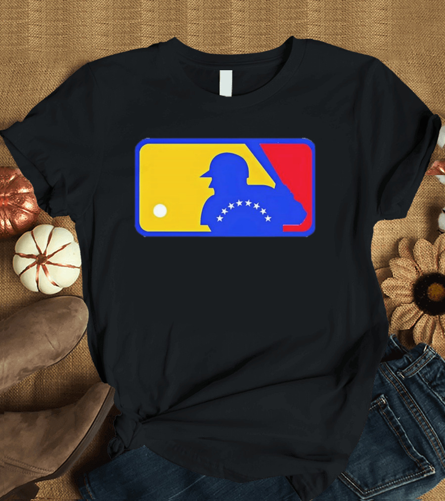 Stars And Bars Baseball T-Shirt