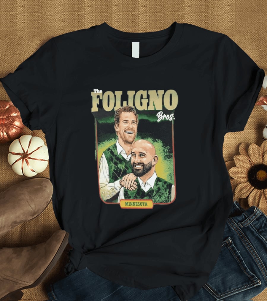 The Foligno Bros Nick Foligno Marcus Foligno Minnesota T-Shirt