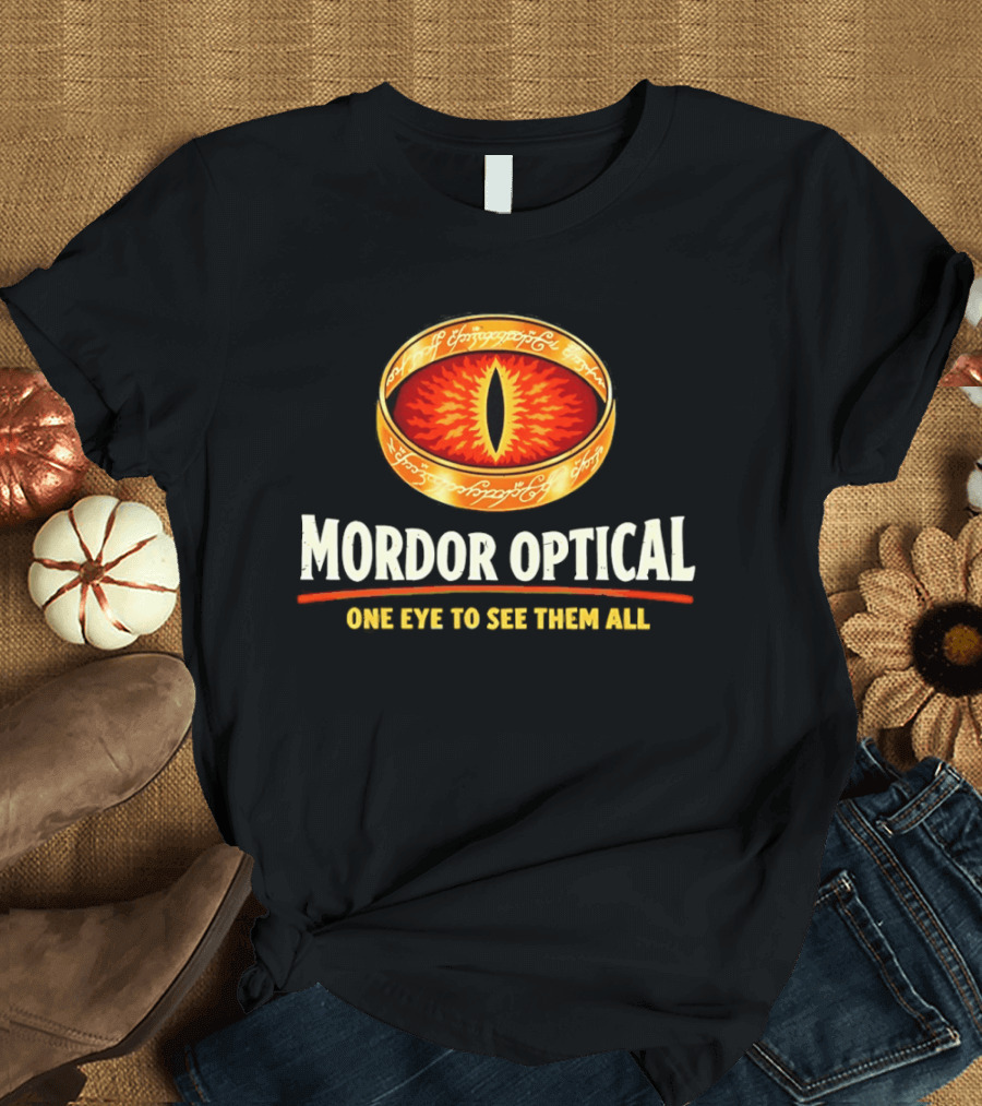 Mordor Optical One Eye To See Them All Ring Eye T-Shirt