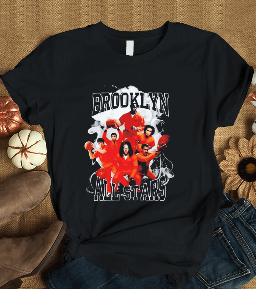 Brooklyn All Stars Basketball Team Creative Smoke T-Shirt