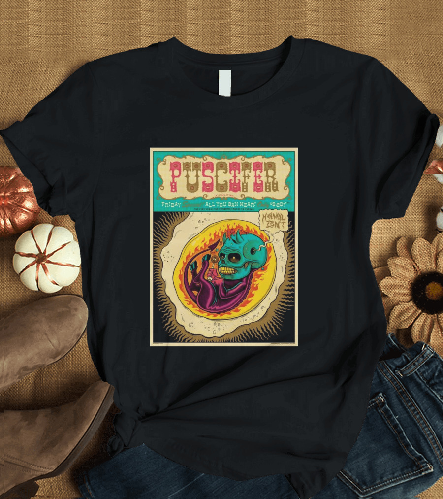Puscifer Las Vegas March 20 2026 The Chelsea Cosmopolitan Normal Isn't Tour T-Shirt