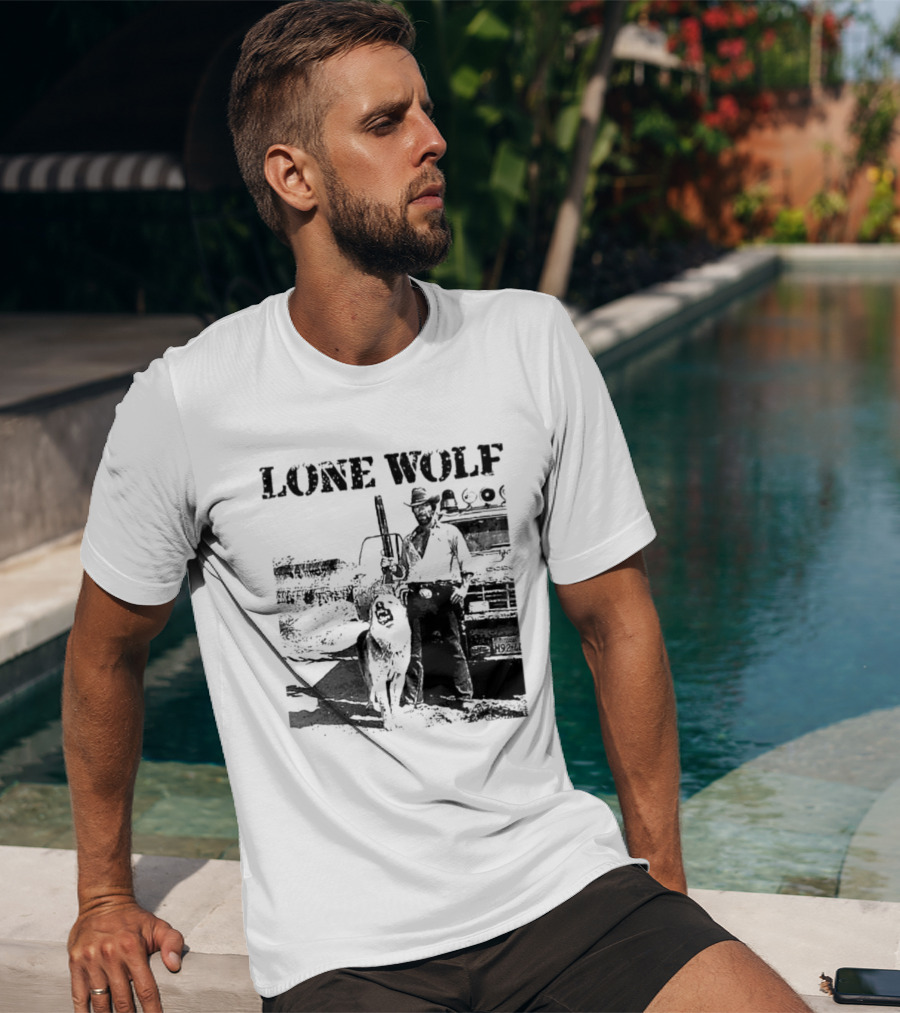Chuck Norris Lone Wolf McQuade Vintage Action Scene T-Shirt