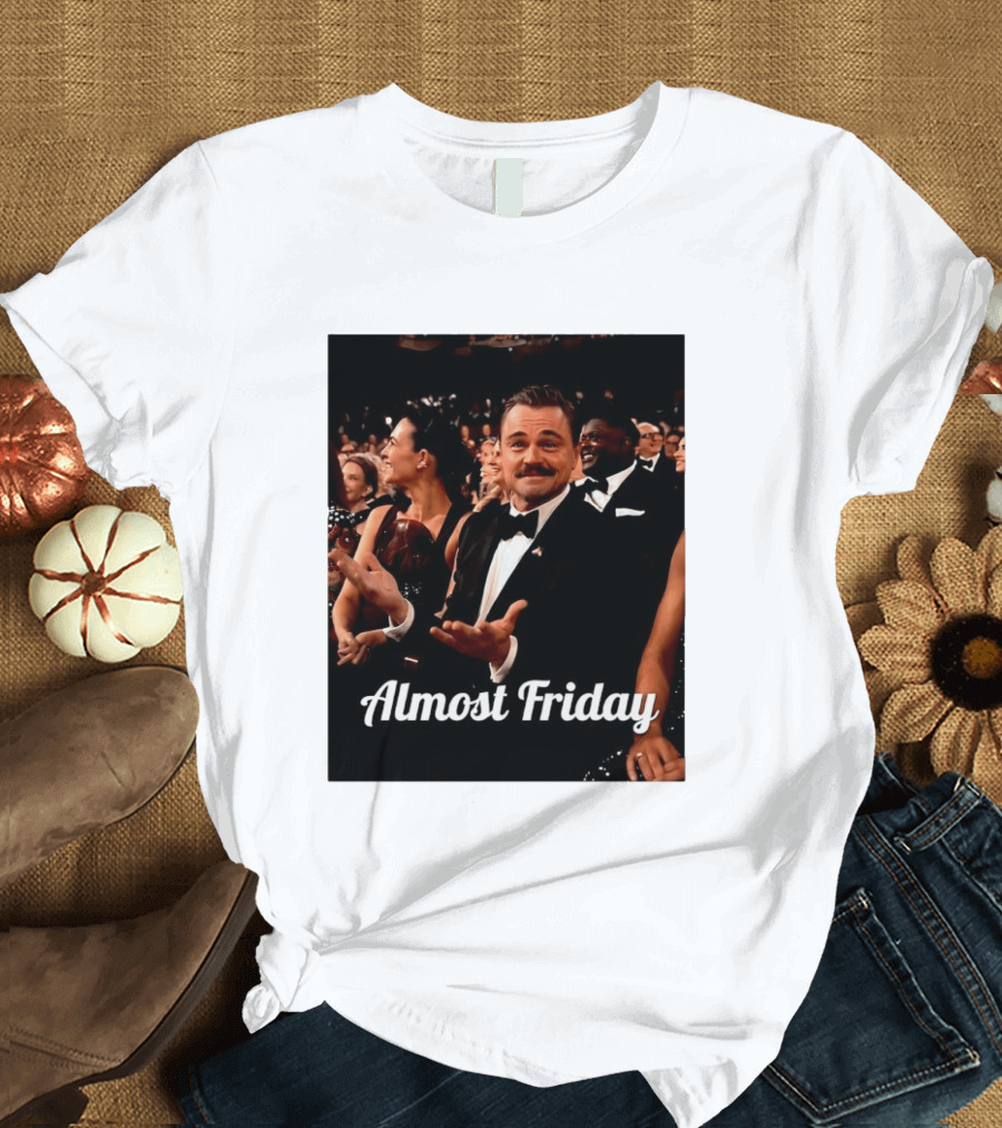 Almost Friday Leo Mustache Tuxedo Event T-Shirt