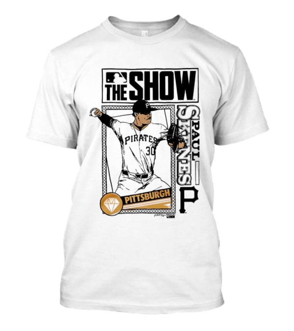 Pittsburgh MLB The Show Paul Skenes 30 Caricature T-Shirt