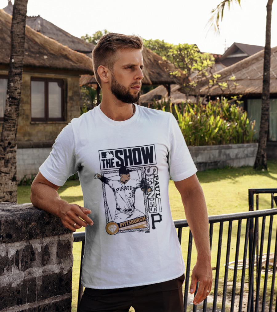 Pittsburgh MLB The Show Paul Skenes 30 Caricature T-Shirt