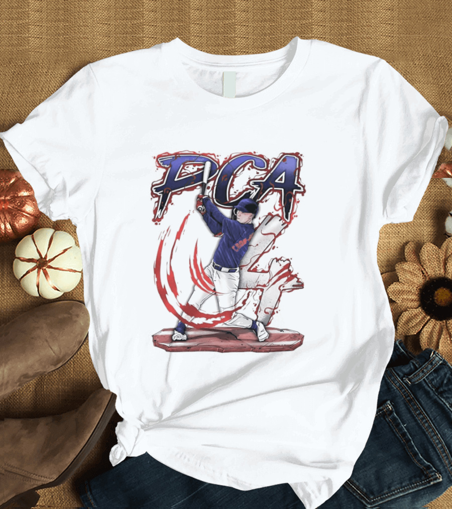 PCA Player Of 4 Philadelphia Phillies Baseball 2026 Batter Stance Action T-Shirt
