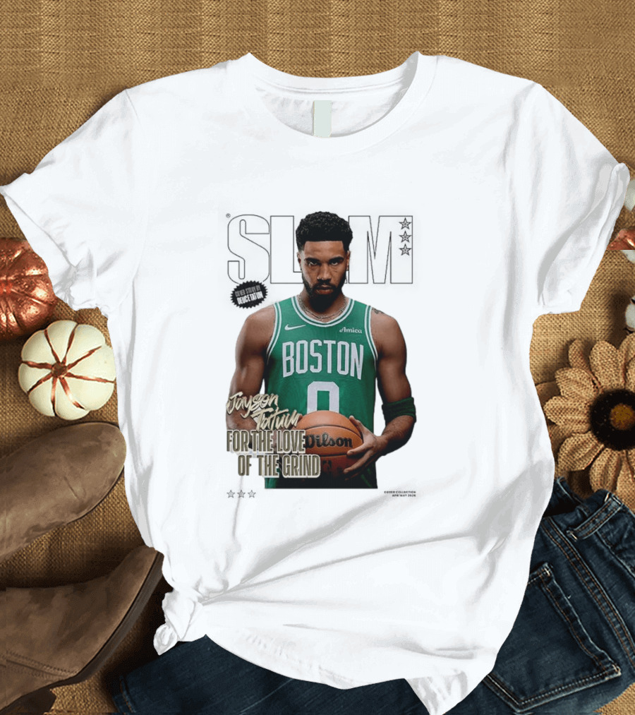 SLAM 261 Jayson Tatum Boston Celtics For The Love Of The Grind T-Shirt