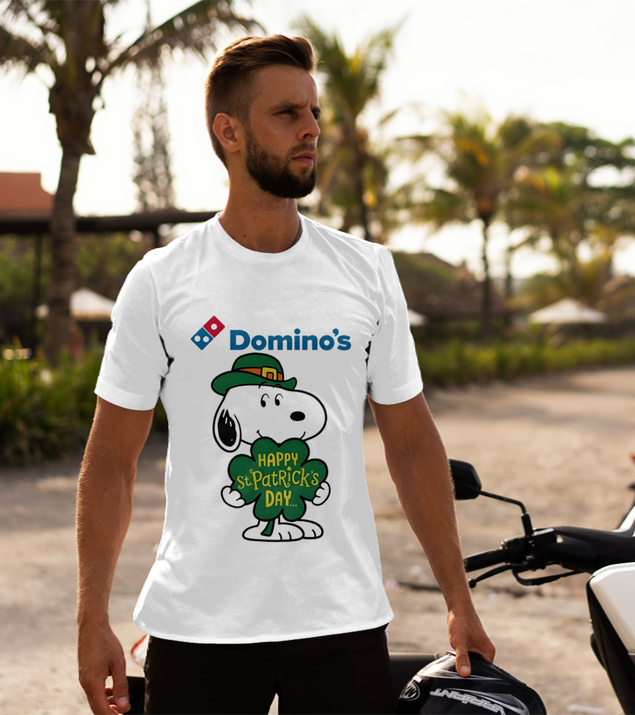 Domino's Snoopy Happy St. Patrick's Day 2026 Collaboration T-Shirt
