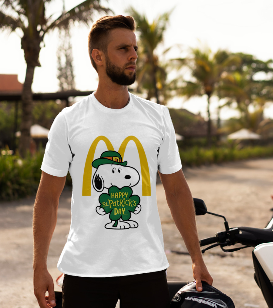 McDonald's Snoopy Happy St. Patrick's Day 2026 Collaboration T-Shirt