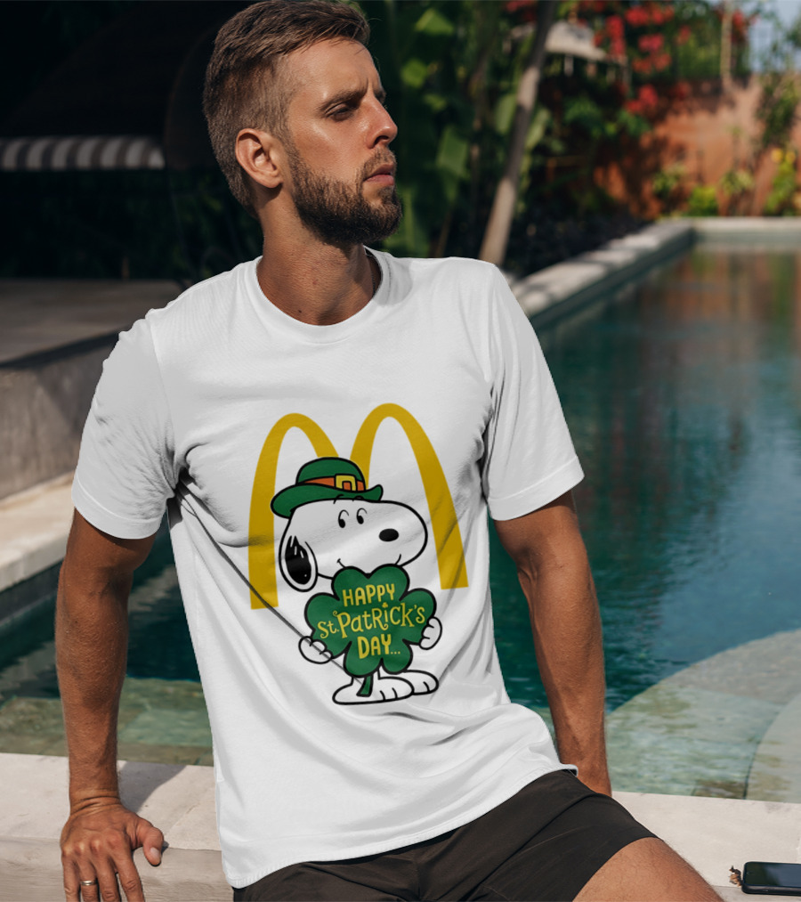 McDonald's Snoopy Happy St. Patrick's Day 2026 Collaboration T-Shirt