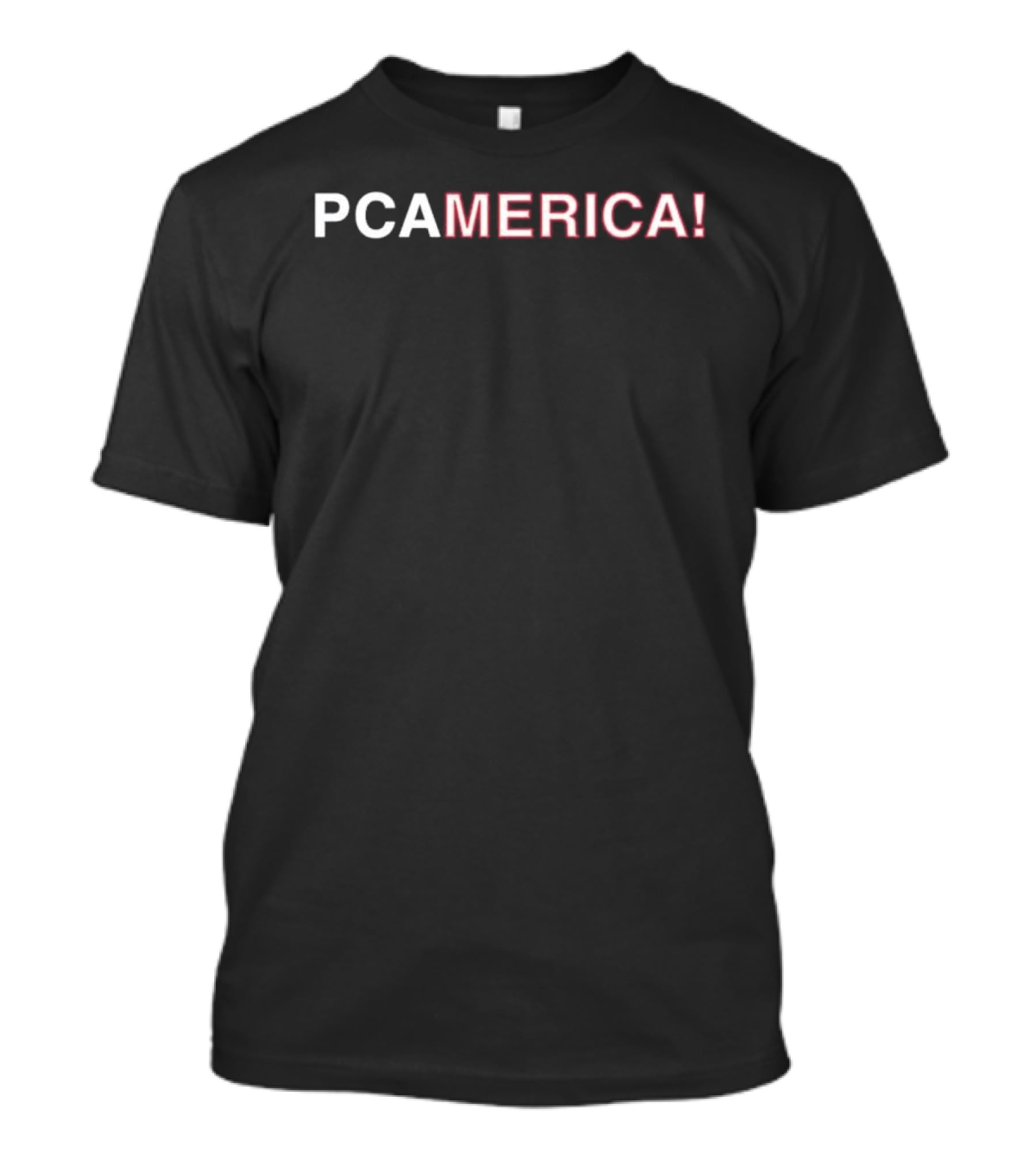PCAMERICA! Bold Red White T-Shirt