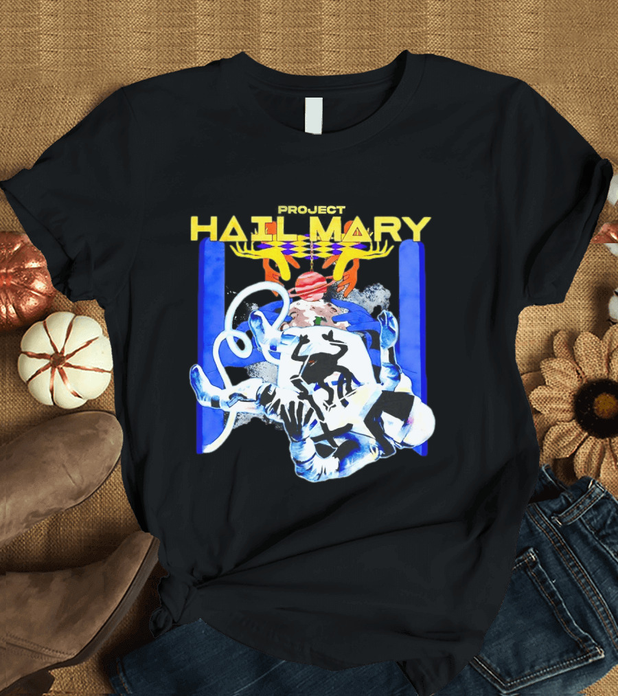 Hail Mary Sci Fi Space Adventure Book Lover T-Shirt