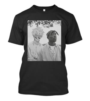 Jujutsu Kaisen X Tupac Collaboration All Eyez On Me T-Shirt