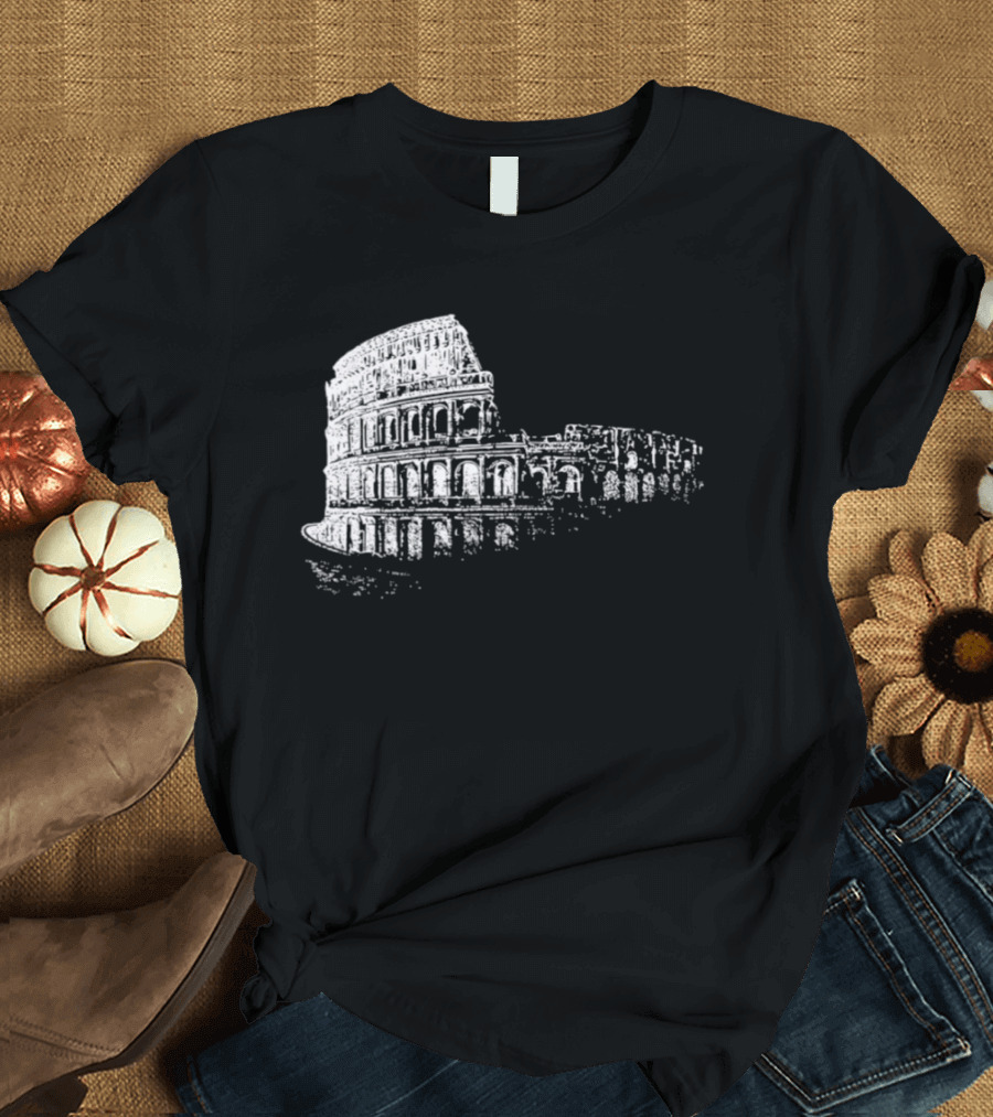 Ancient Rome Colosseum Roman Amphitheatre Historic Landmark Italy T-Shirt