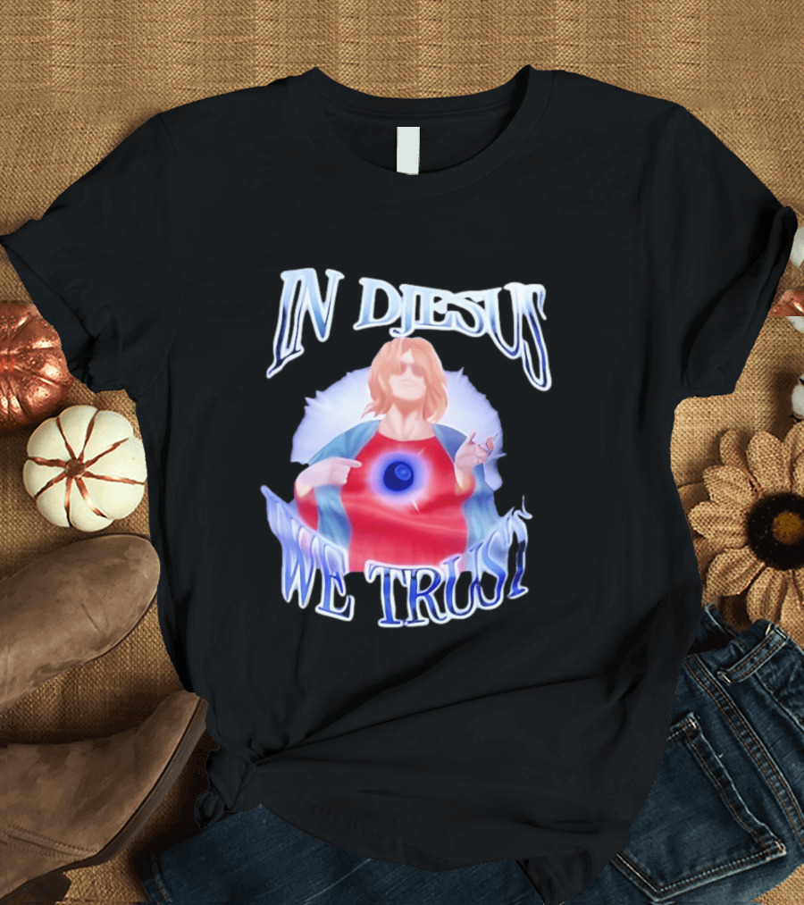 In Diesus We Trust Jesus Rock Pose T-Shirt