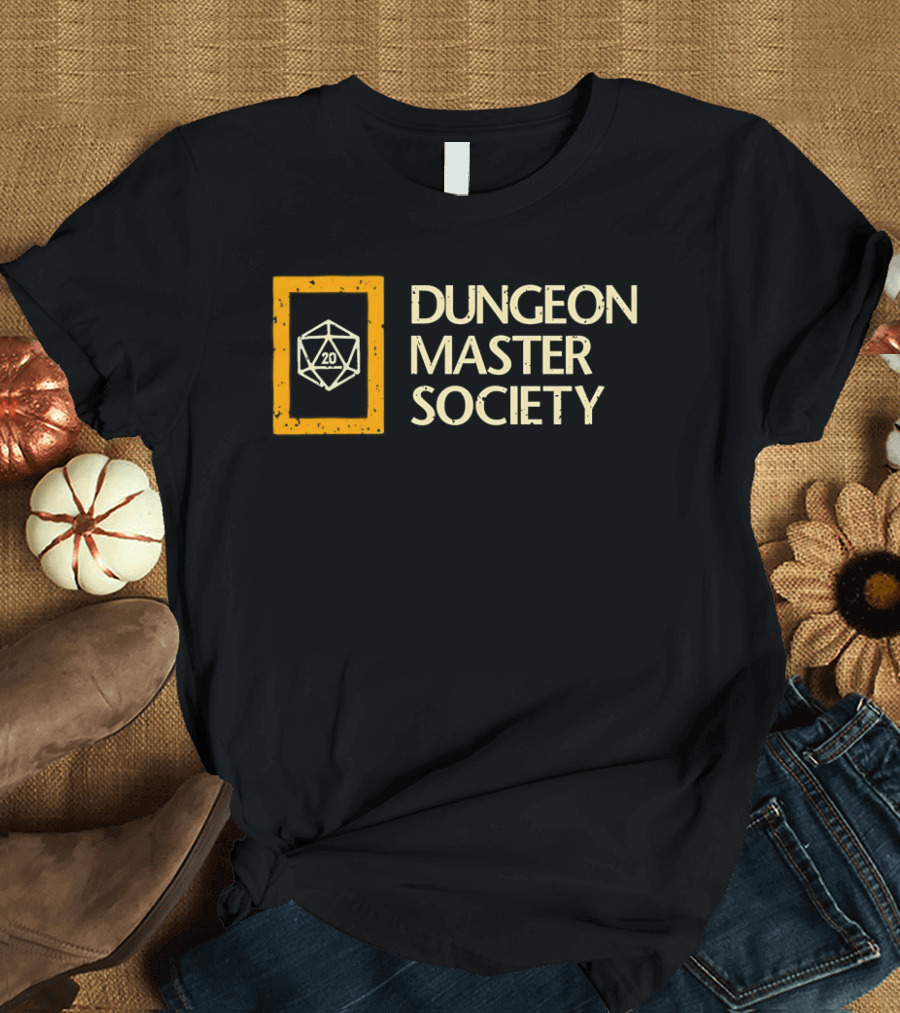 Dungeon Master Society Dungeons And Dragons Dice T-Shirt