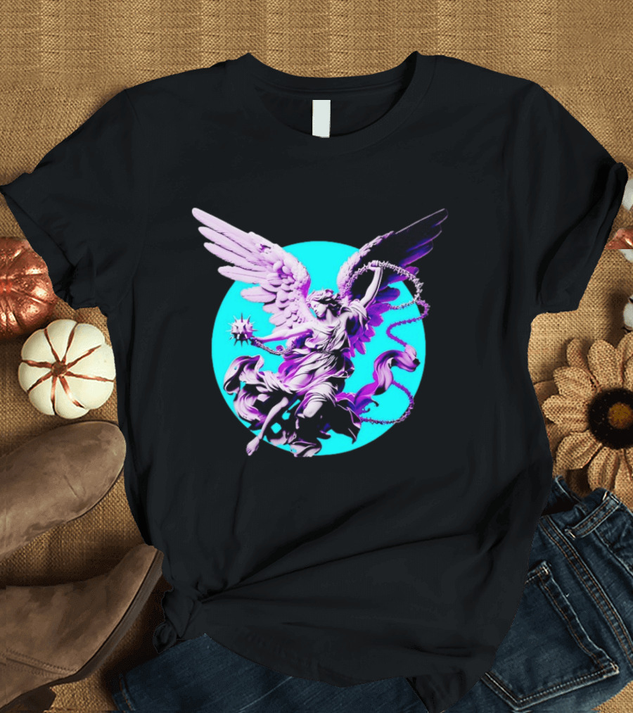 Medieval Angel Renaissance Bernini Italy Gothic Middle Ages Sculpture Aesthetic T-Shirt