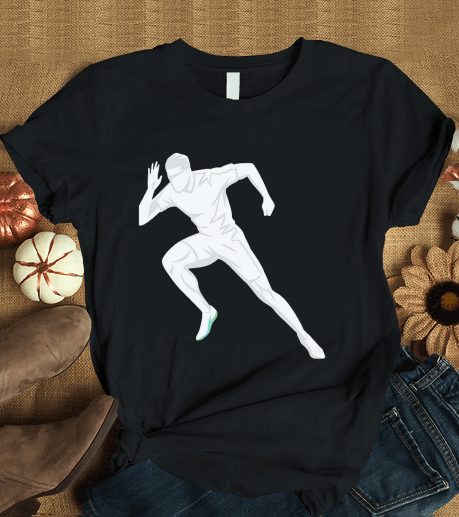 Sprint Athlete Dynamic Pose Running T-Shirt