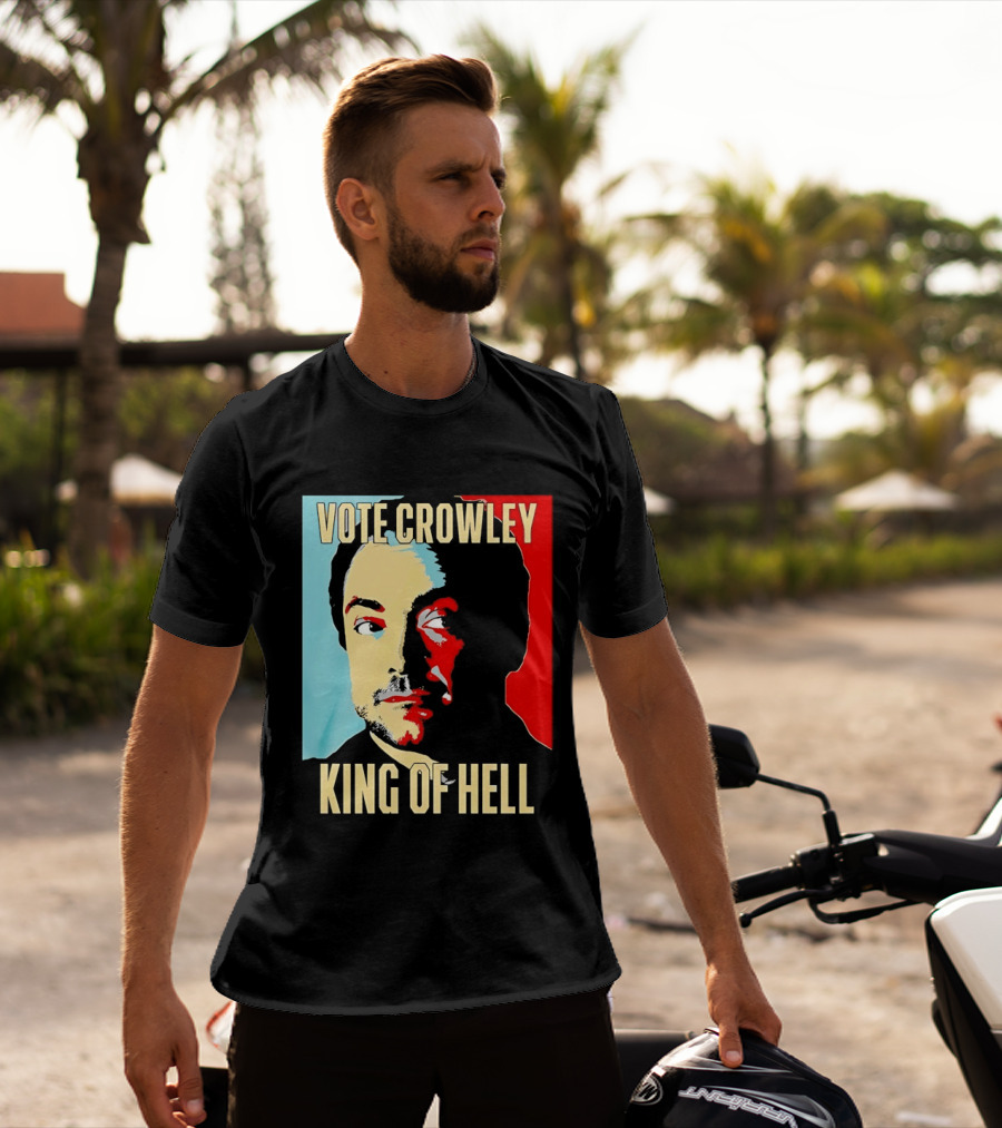 Vote Crowley King Of Hell Supernatural Fan Favorite T-Shirt
