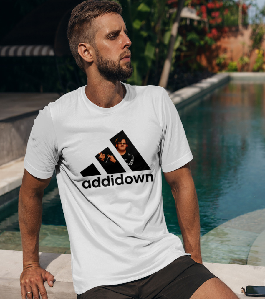 Addidown Down Syndrome Sign Language Pose T-Shirt