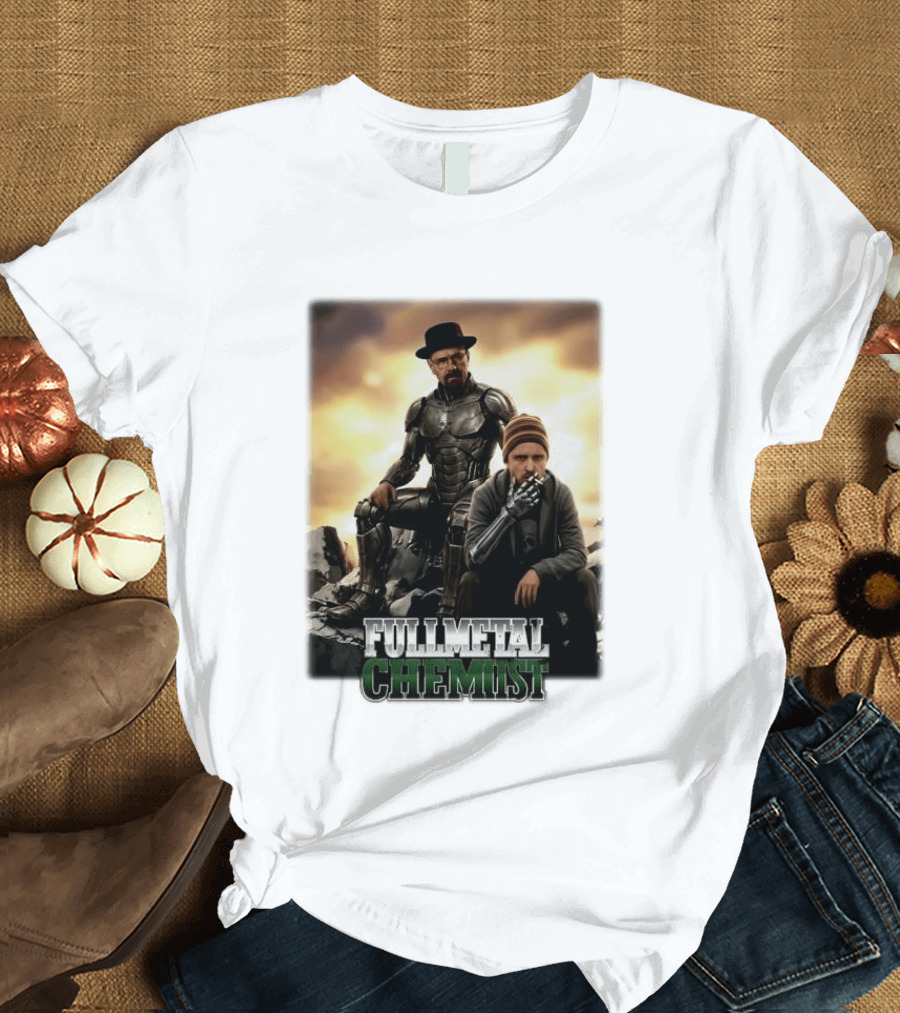 Bryan Cranston Jesse Pinkman Fullmetal Chemist T-Shirt