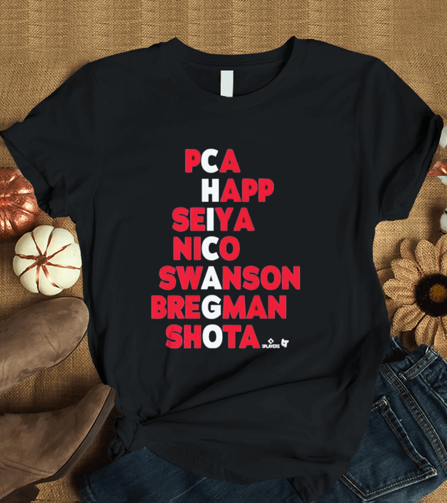 PCA Happ Seiya Nico Swanson Bregman Shota Chicago 2026 T-Shirt