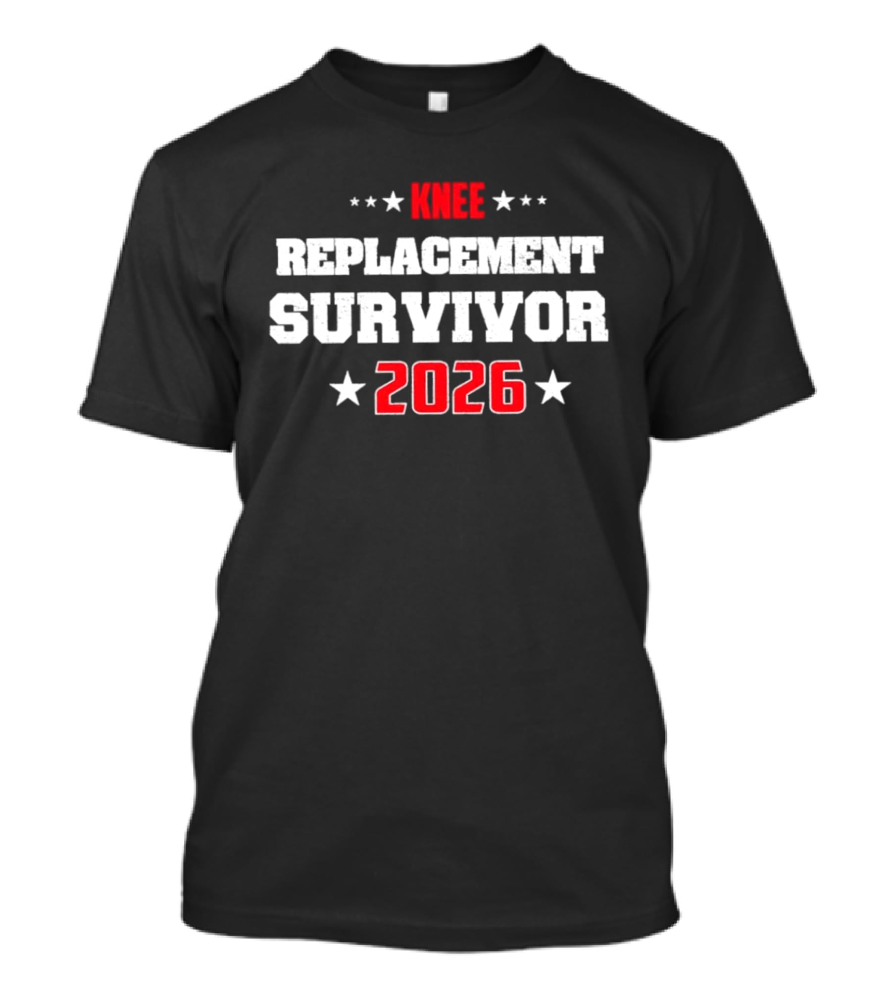 Knee Replacement Survivor 2026 Stars T-Shirt