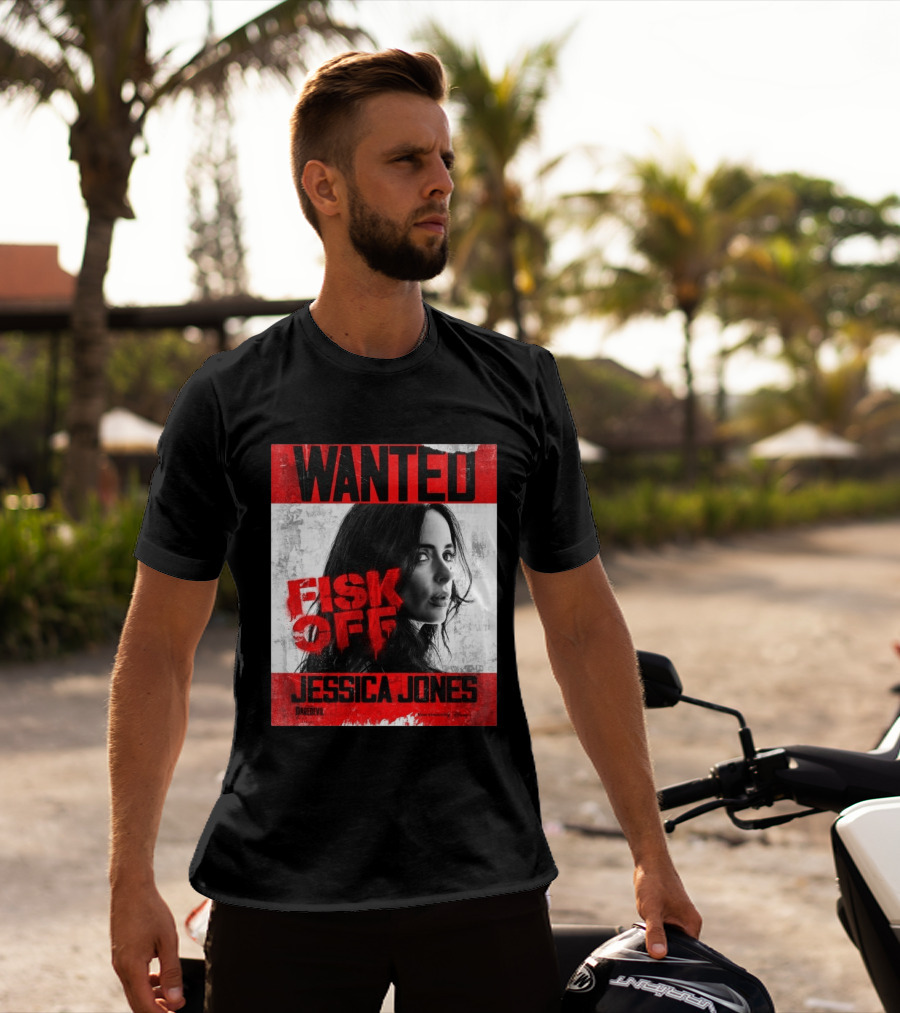 Wanted Jessica Jones Fisk Off Daredevil Born Again Season 2 T-Shirt