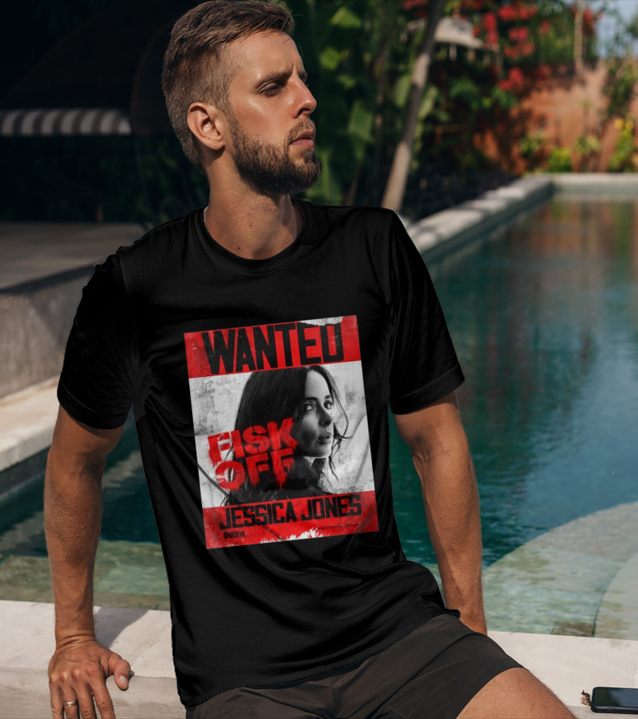 Wanted Jessica Jones Fisk Off Daredevil Born Again Season 2 T-Shirt