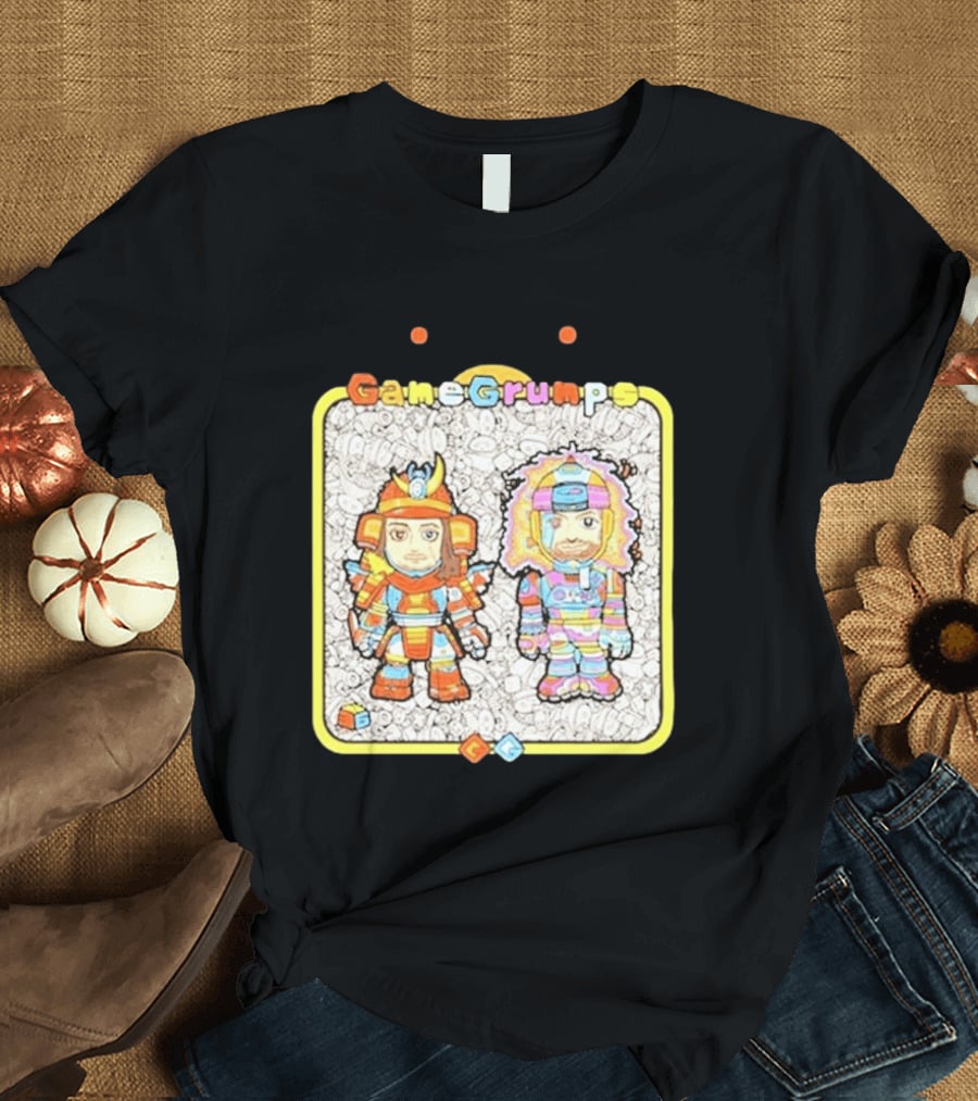 Game Grumps X 326 Collaboration Colorful Characters T-Shirt